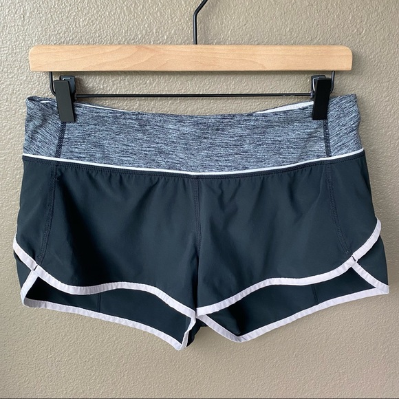 Lululemon Speed Shorts Run 2” inseam gray Pink Black A7